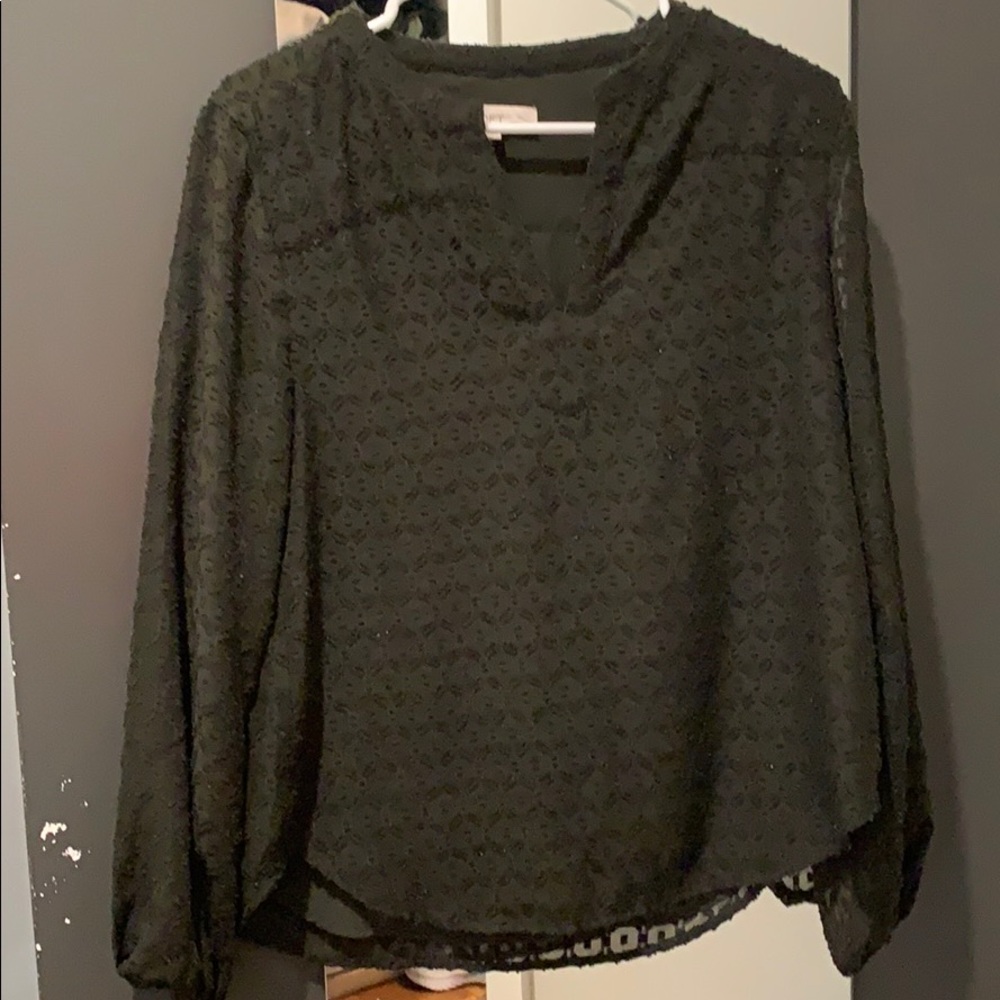 Dark green blouse